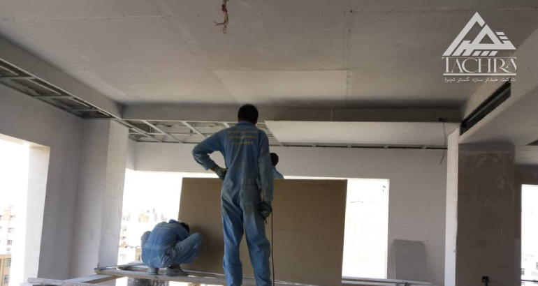 Implementation of the Knauf roof of Alvand 12 residential project
