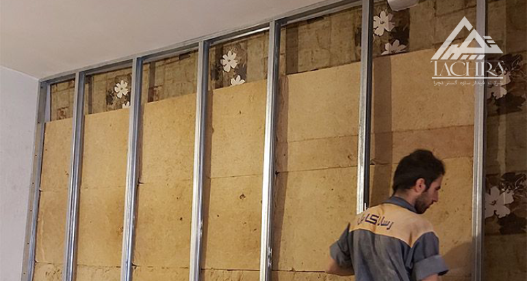Application of Kenaf covering walls in the building