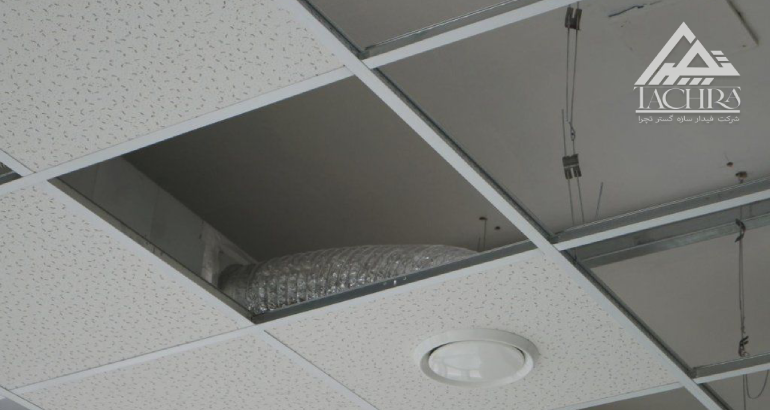 Application of click ceiling in the building